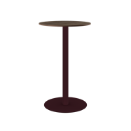 Burgundy Halo Bar Table